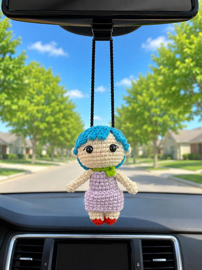 Handmade Crochet Cute Goku Hanging