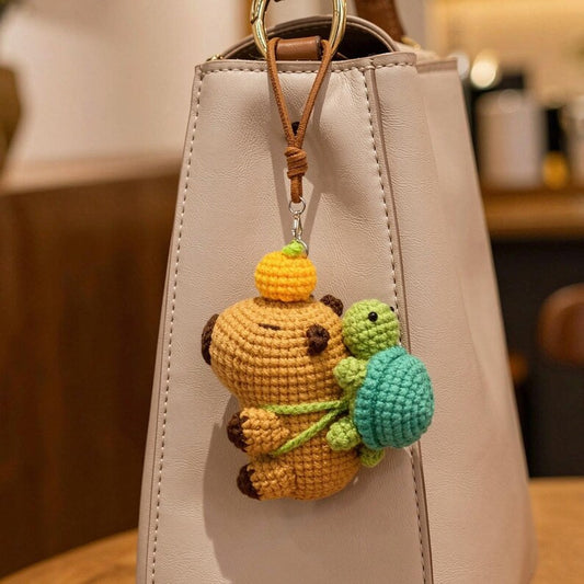 Handworked Crochet Hanging Bag Decor Knitted One‑of‑a‑kind Trinket Keepsake for relaxed weekend outings friendly social meet‑up events