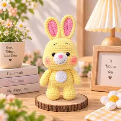 Crochet Winnie Pooh And Friends Set, Cute Animal Crochet Dolls Set – Kawaii Amigurumi Animals – Handmade Mini Plush Toys – Gift Set