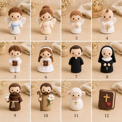 Christian Crochet Dolls and Guardian Angels: Handmade Catholic Amigurumi Collection