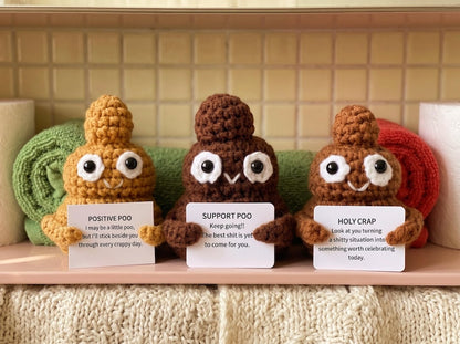 Funny Crochet Doll, Handmade Plush Toy, Silly Novelty Gift, Quirky Desk Decor, Funny Gift for Friends, Unique Handmade Gift
