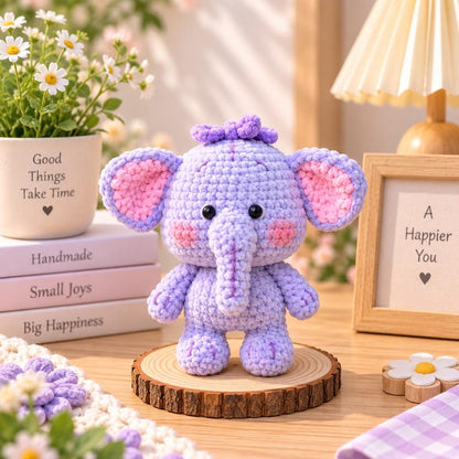 Crochet Winnie Pooh And Friends Set, Cute Animal Crochet Dolls Set – Kawaii Amigurumi Animals – Handmade Mini Plush Toys – Gift Set