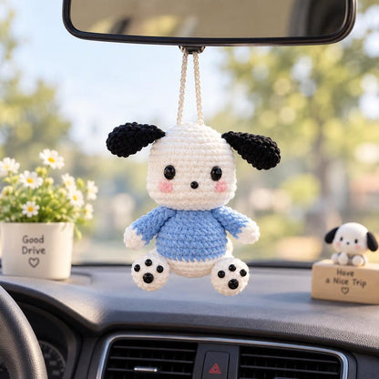 Crochet Puppy Plushie Dog, Handmade Amigurumi Puppy Toy, Cute Dog Stuffed Animal Gift, Soft Crochet Doll, Crochet keychain, Plushie