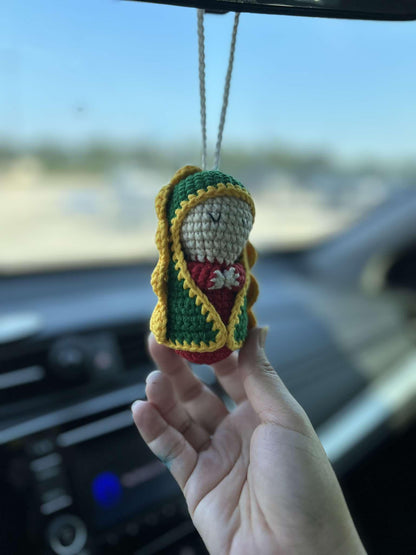 Handmade Crochet Virgin Mary Rosary