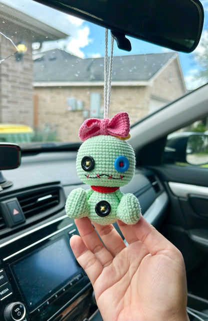 Crochet Stitch And Angel Keychain