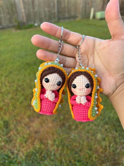 Handmade Crochet Virgin Mary Rosary