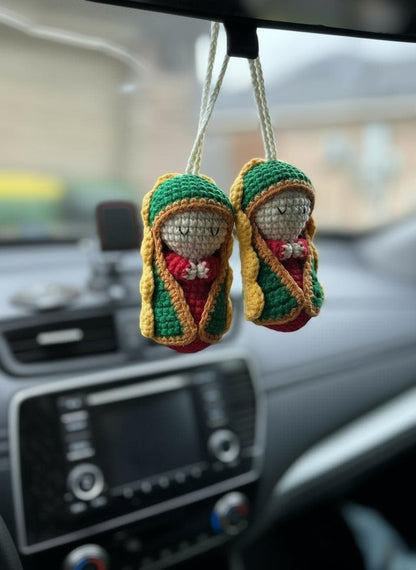Handmade Crochet Virgin Mary Rosary