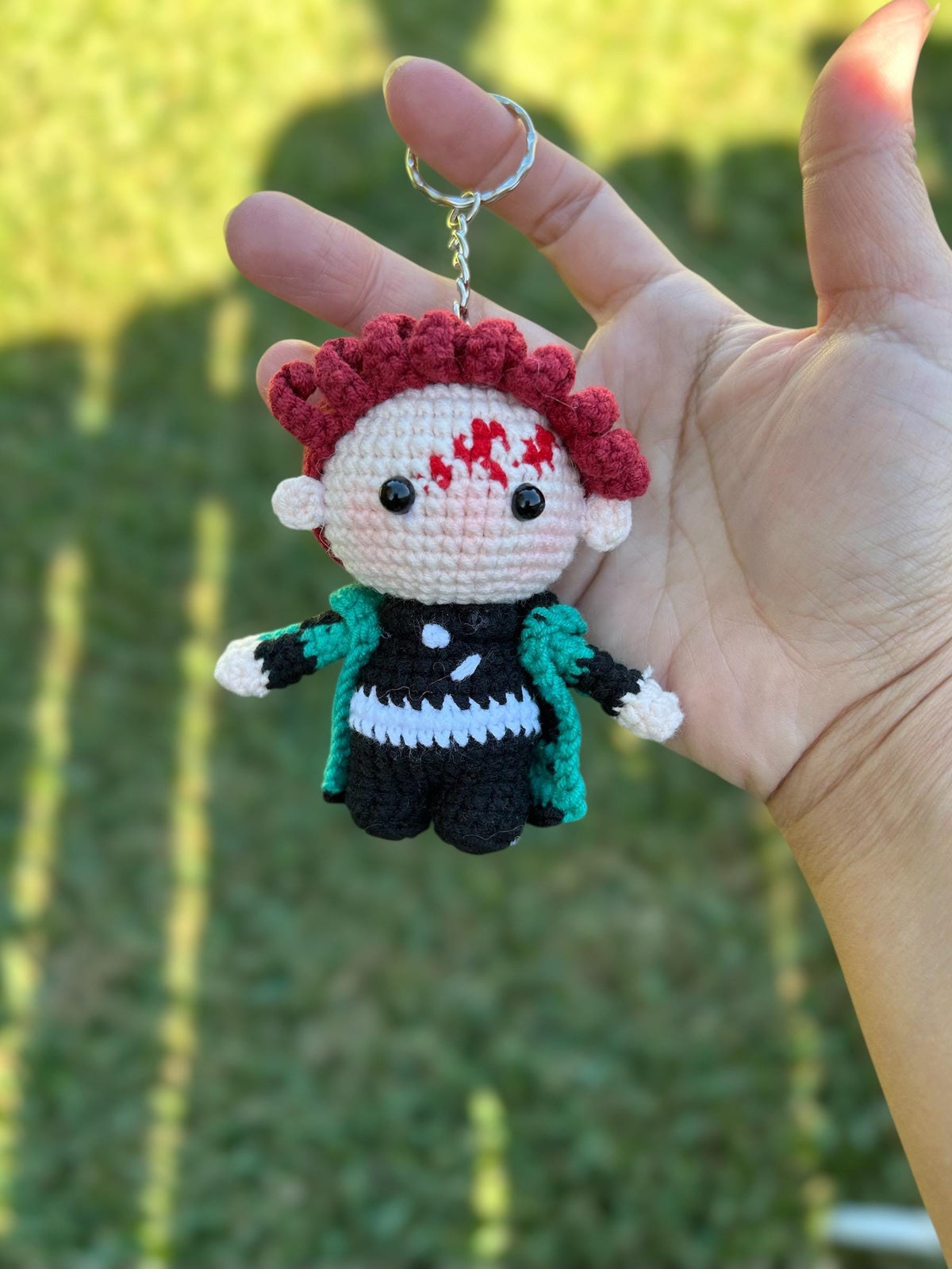 Crochet Anime Demon Slayer Keychain