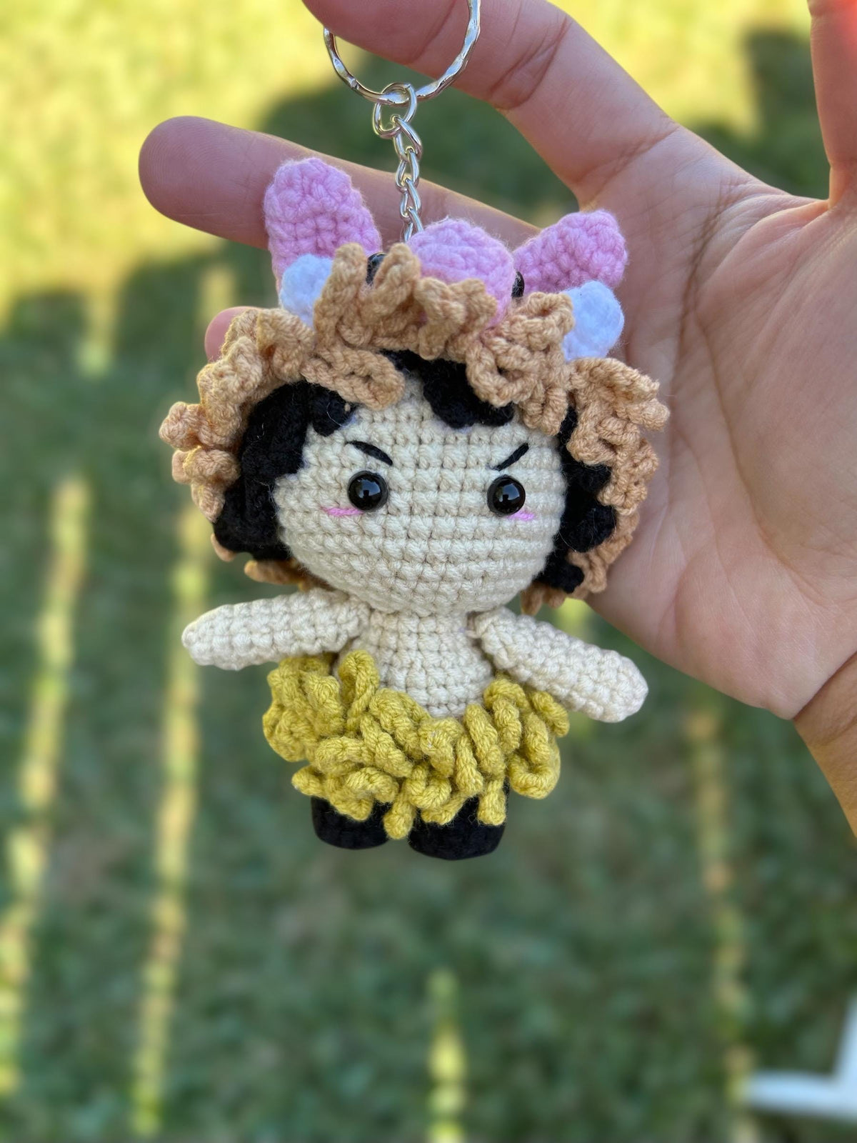 Crochet Anime Demon Slayer Keychain