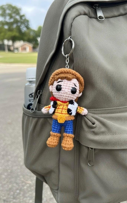 Crochet Toy Story Characters Keychain