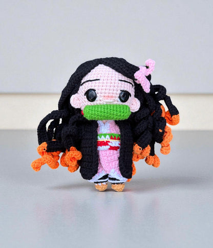 Crochet Anime Demon Slayer Keychain