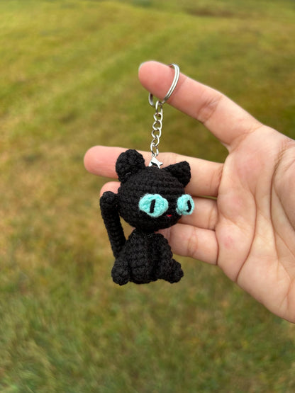 Crochet Coraline Keychain