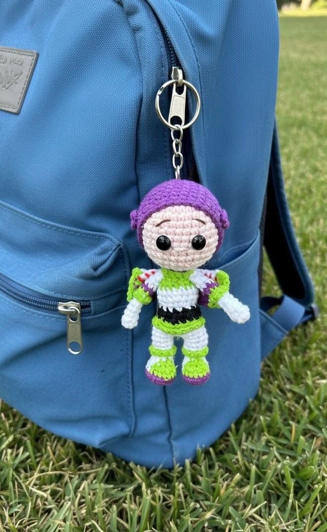 Crochet Toy Story Characters Keychain