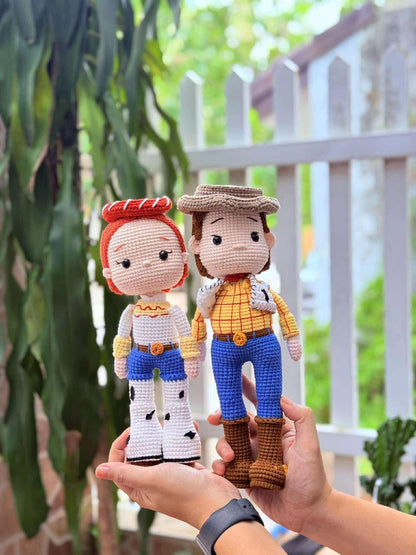 Crochet Toy Story Characters Keychain
