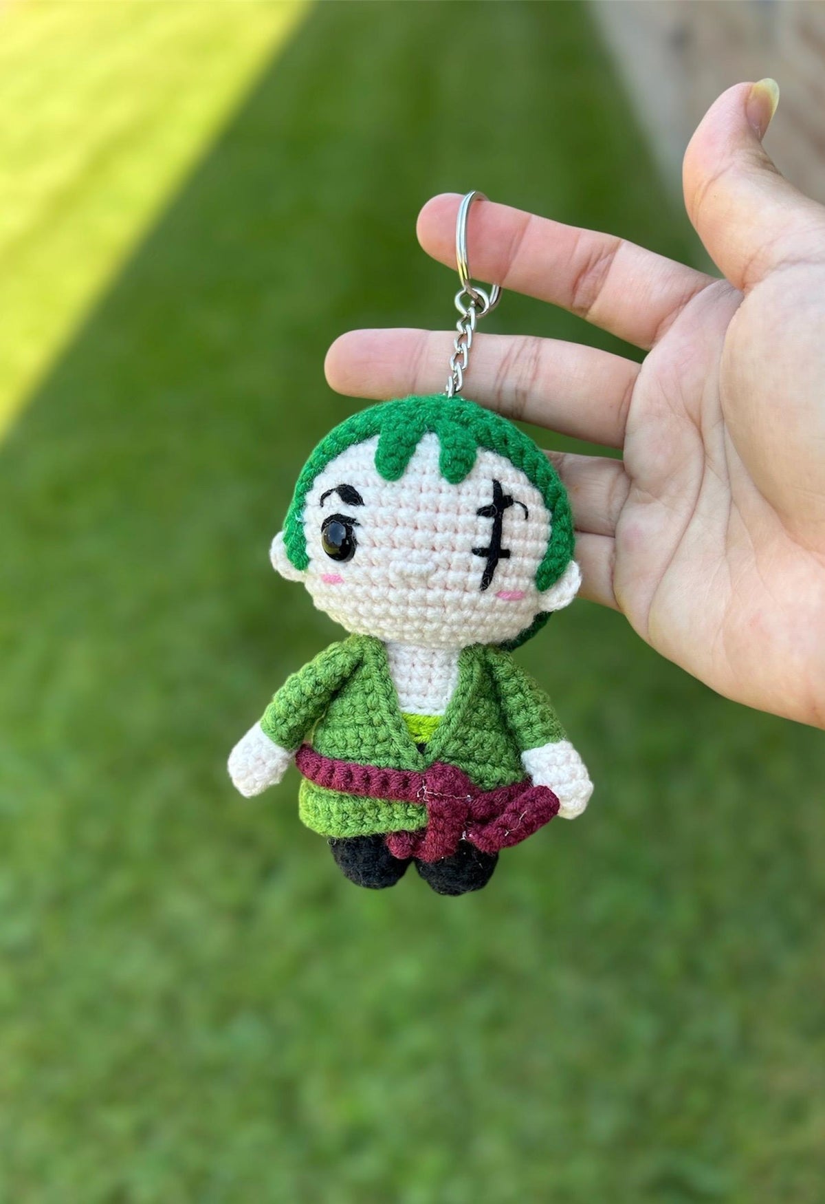 Crochet Anime Car Charm For Car Mirror