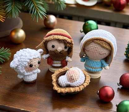 Crochet Mini Jesus Keychain/Hanging, Birthday Gift