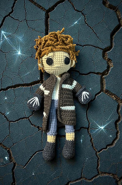 Crochet Coraline Keychain