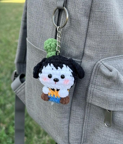 Crochet Disney Couple Characters Keychain