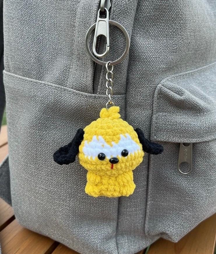 Crochet Disney Couple Characters Keychain