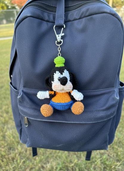 Crochet Disney Couple Characters Keychain