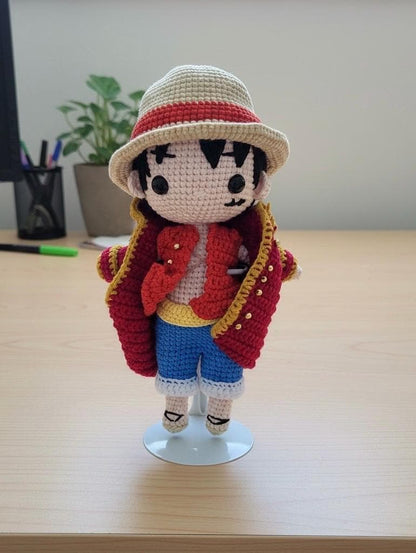 Crochet Anime Car Charm For Car Mirror