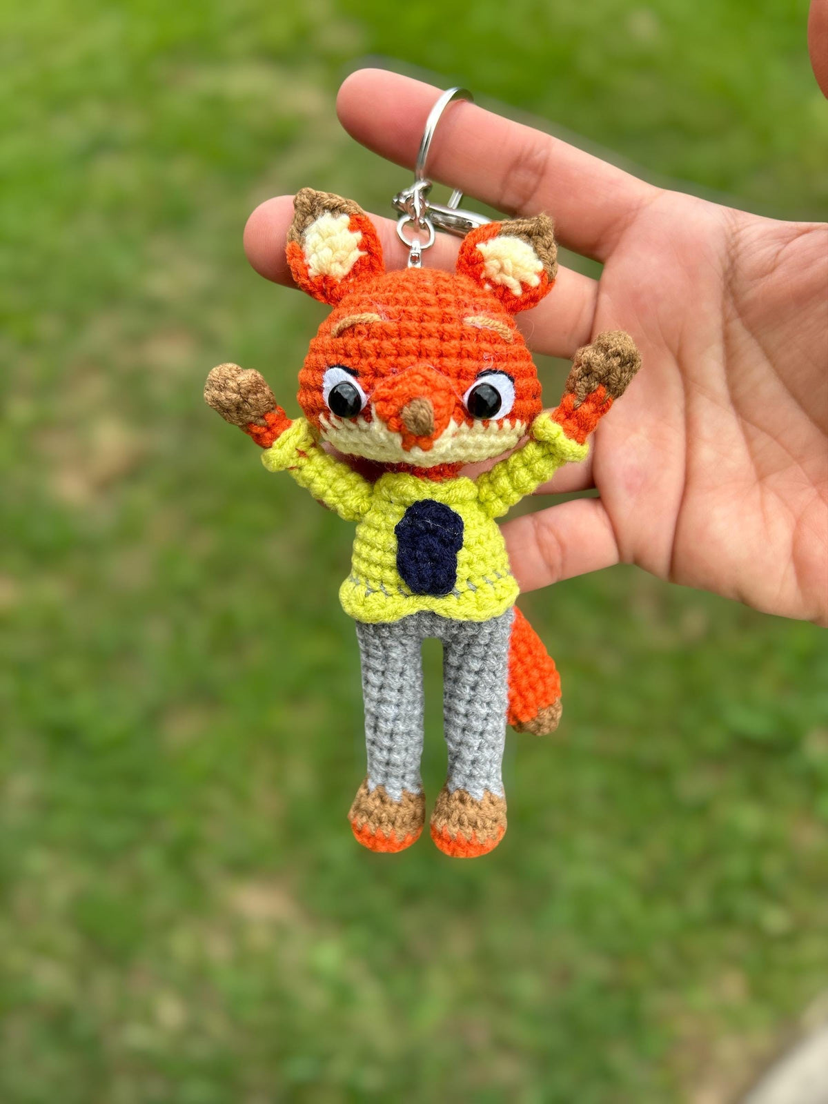Crochet Disney Couple Characters Keychain