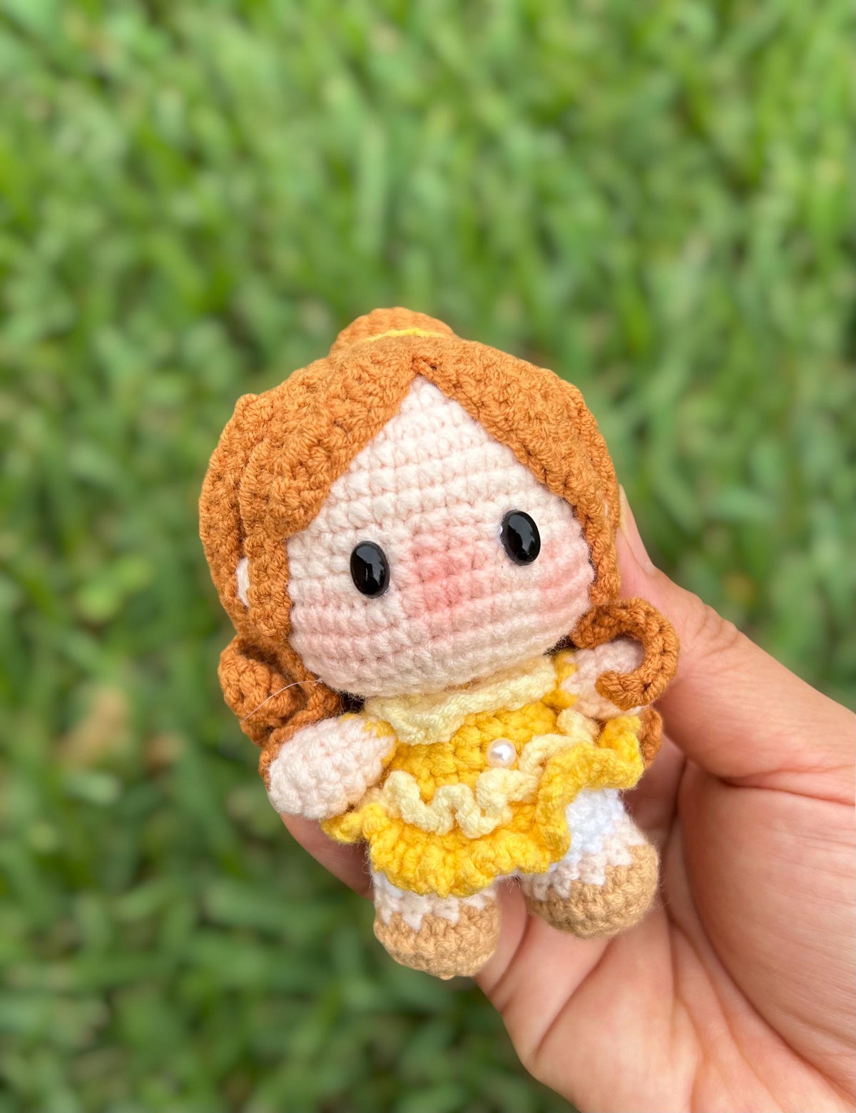 Crochet Disney Princess Keychain