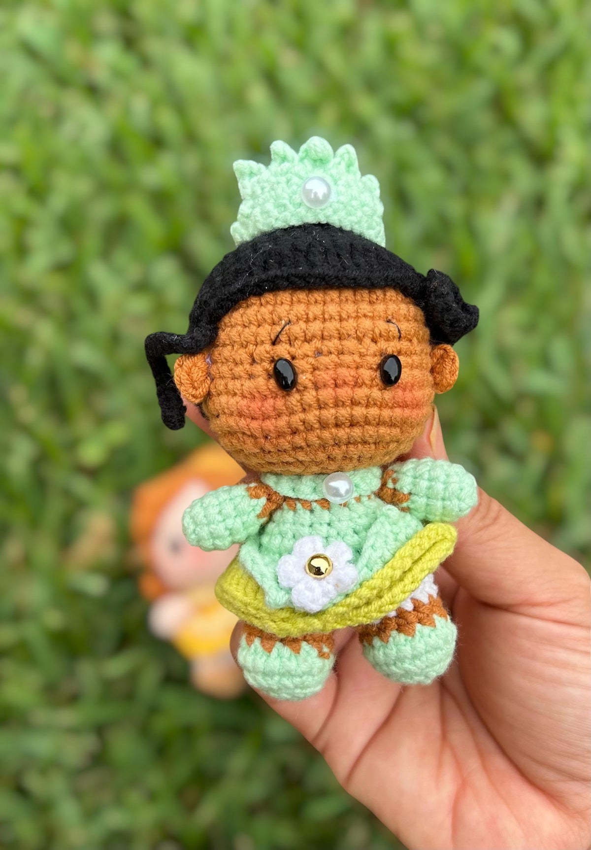 Crochet Disney Princess Keychain