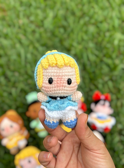 Crochet Disney Princess Keychain
