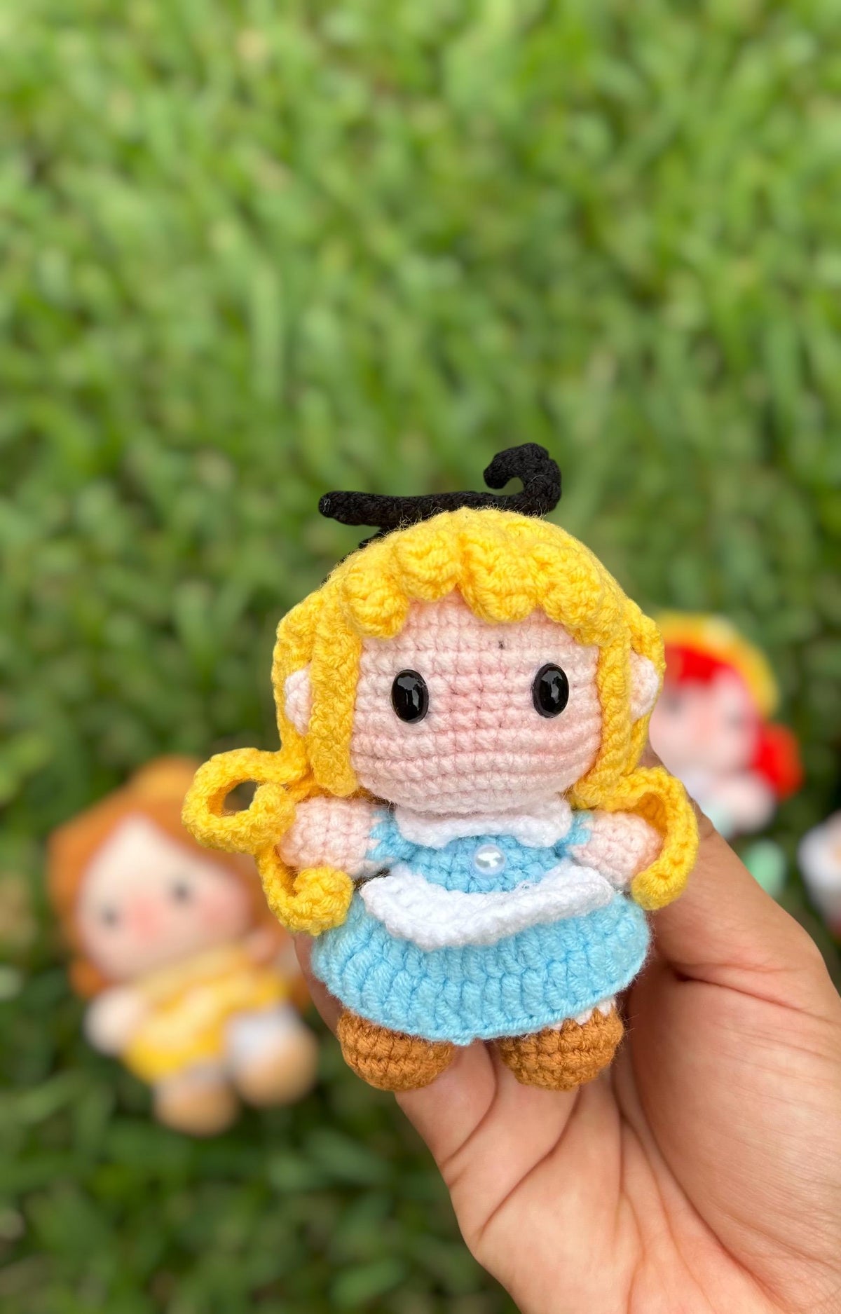 Crochet Disney Princess Keychain