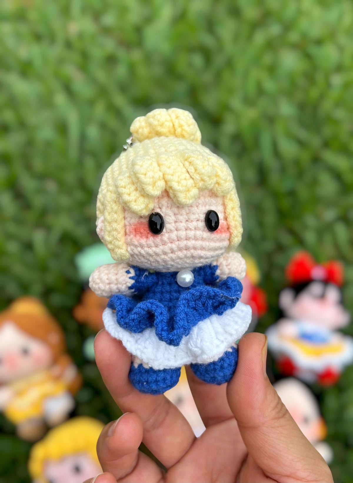 Crochet Disney Princess Keychain