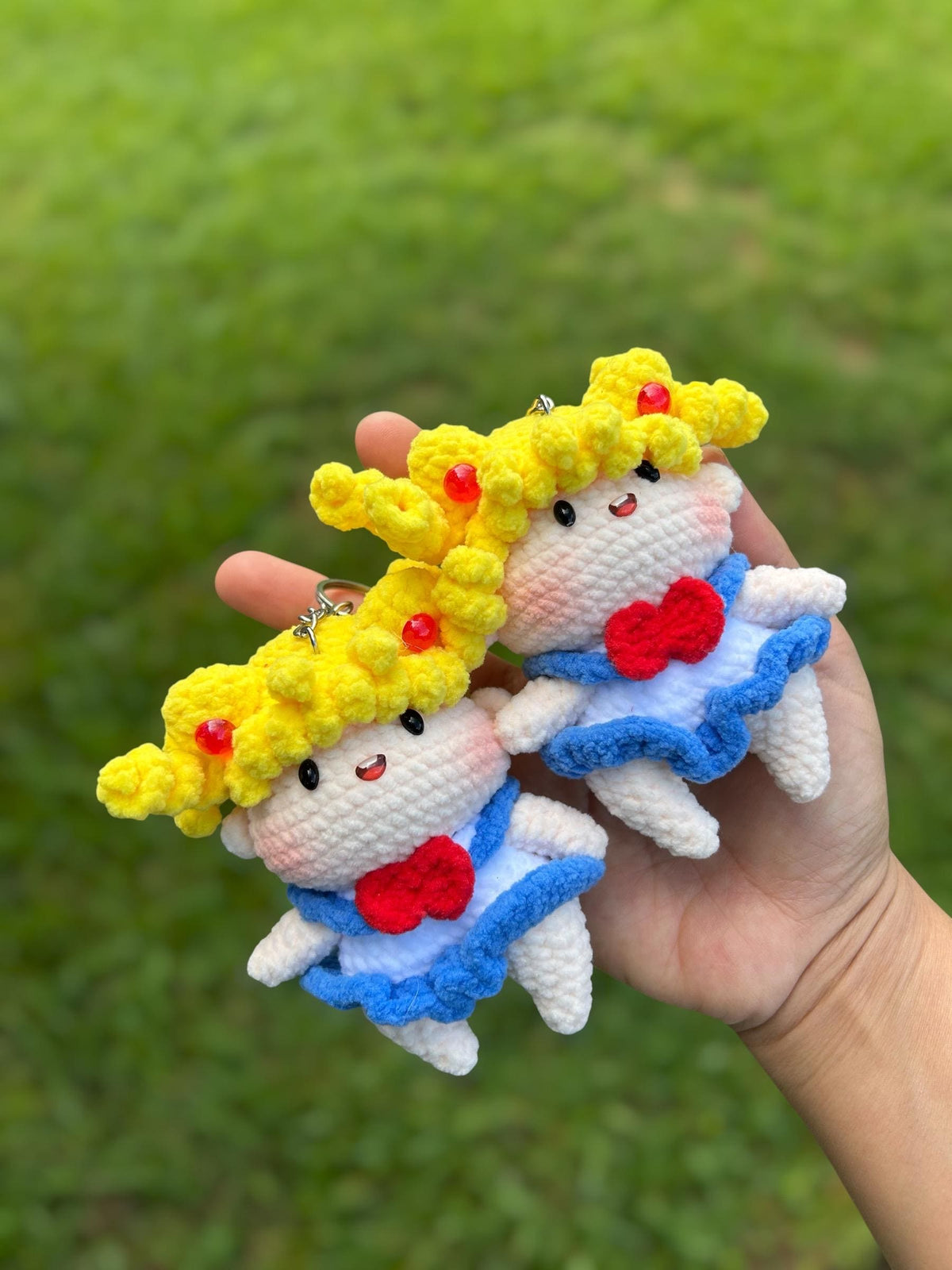 Crochet Sailor Moon Keychain
