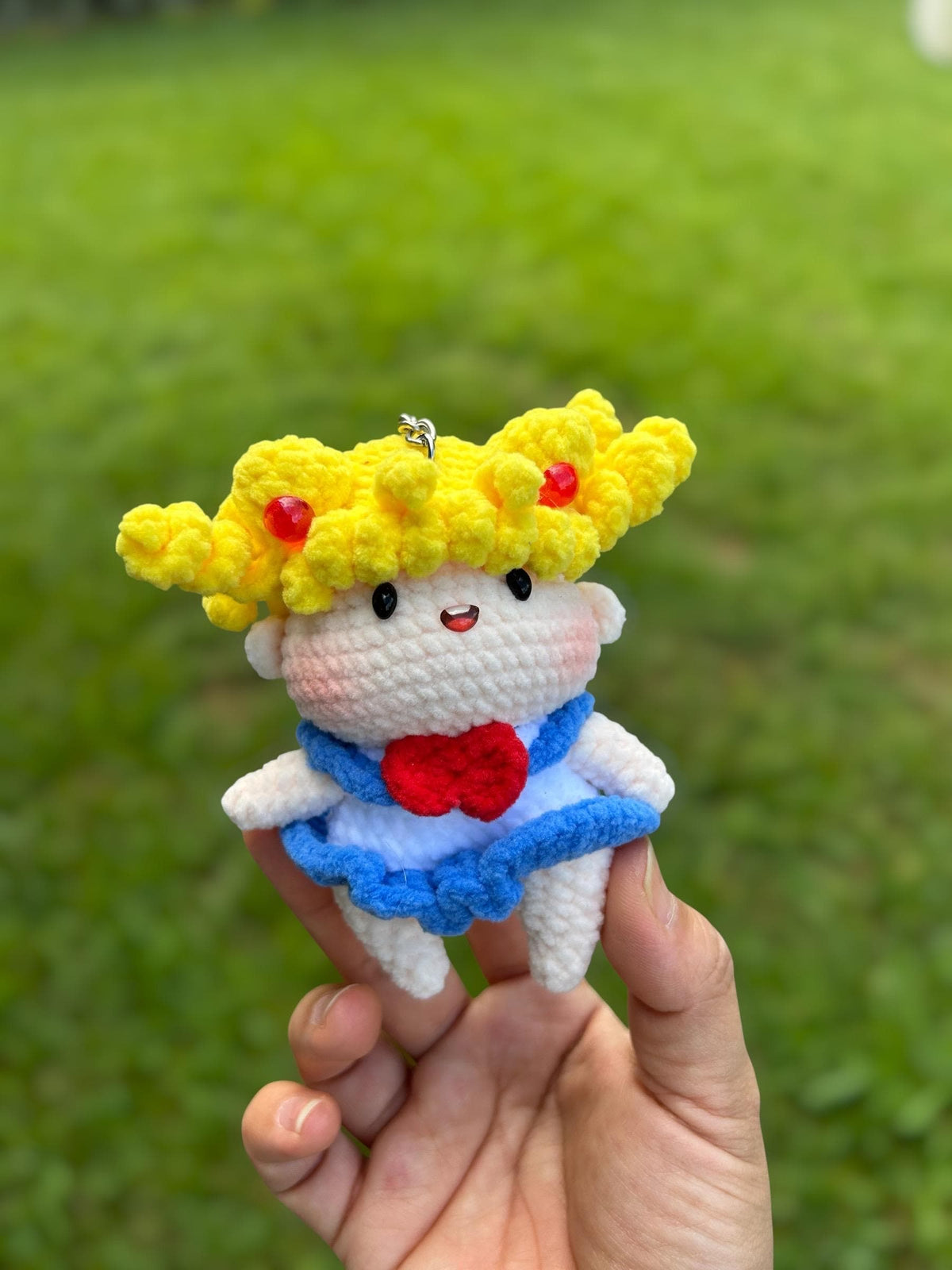 Crochet Sailor Moon Keychain