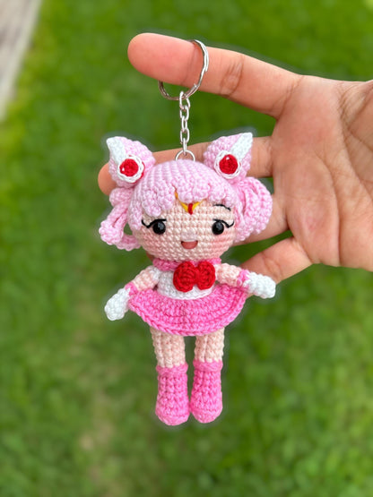 Crochet Sailor Moon Keychain