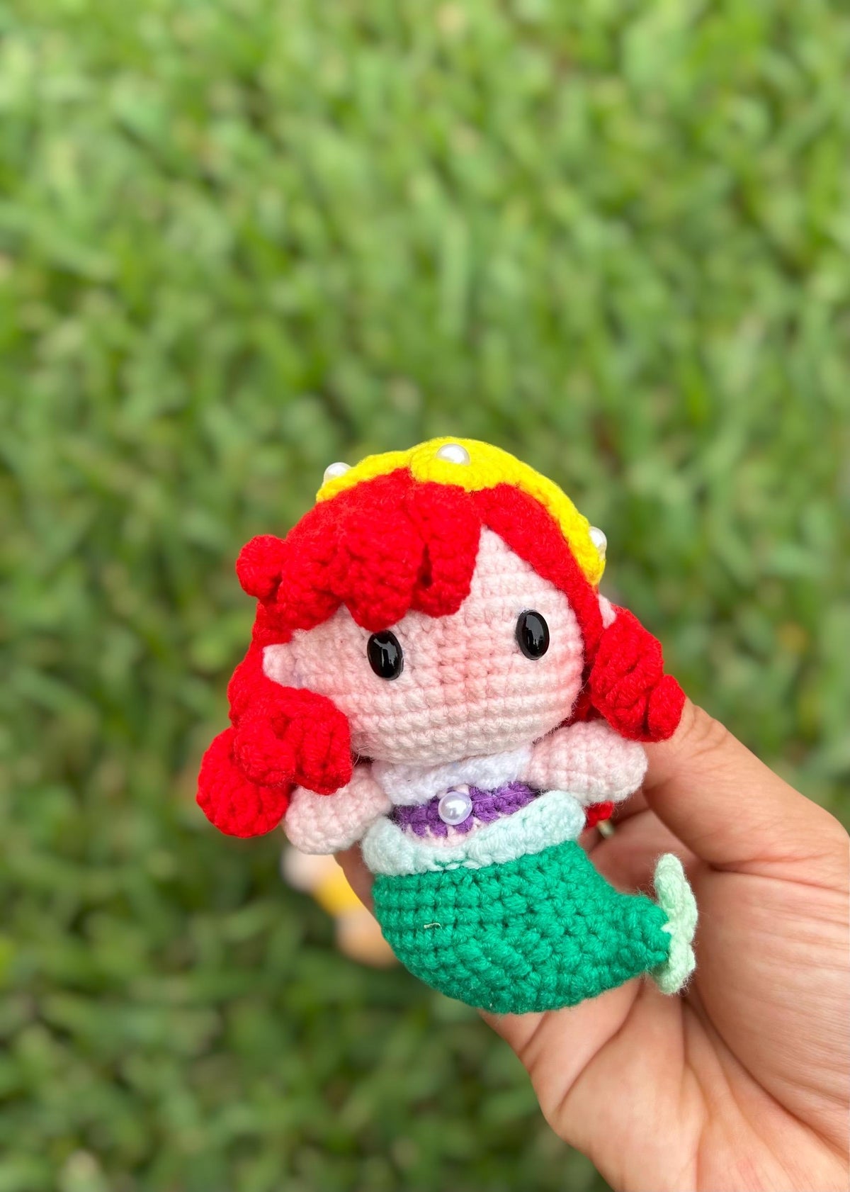 Crochet Disney Princess Keychain