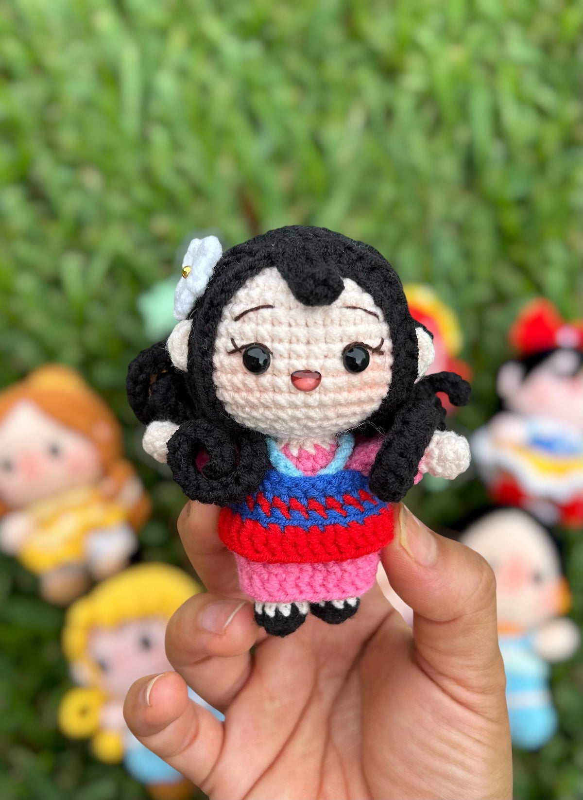 Crochet Disney Princess Keychain