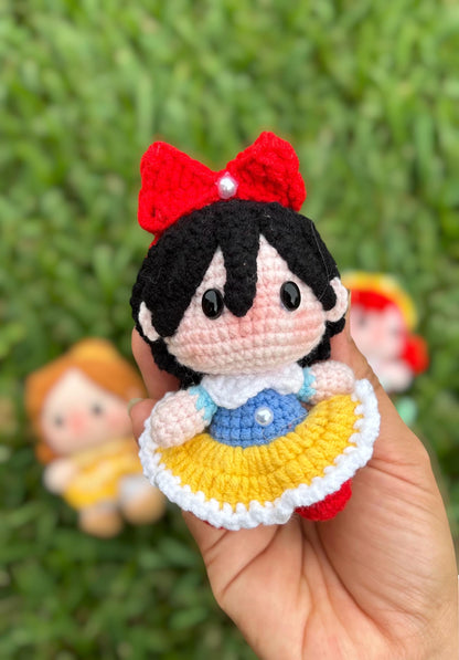 Crochet Disney Princess Keychain