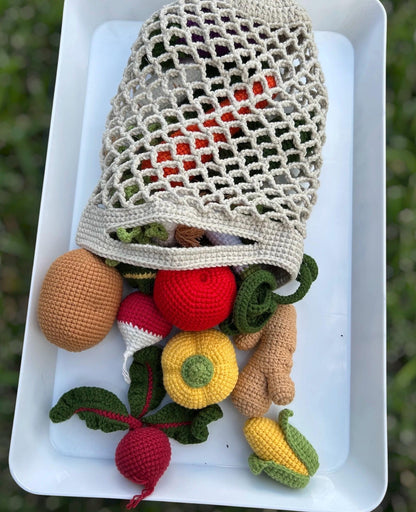 Crochet Vegetable Set – Ready to Ship