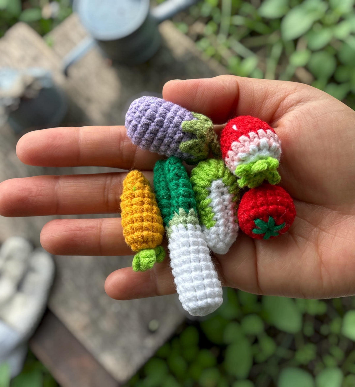 Crochet Vegetable Set – Ready to Ship