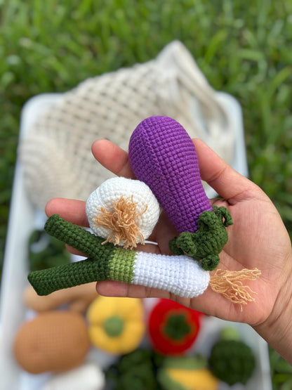 Crochet Vegetable Set – Ready to Ship