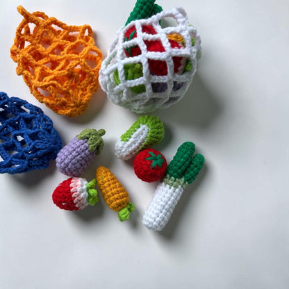 Crochet Vegetable Set – Ready to Ship