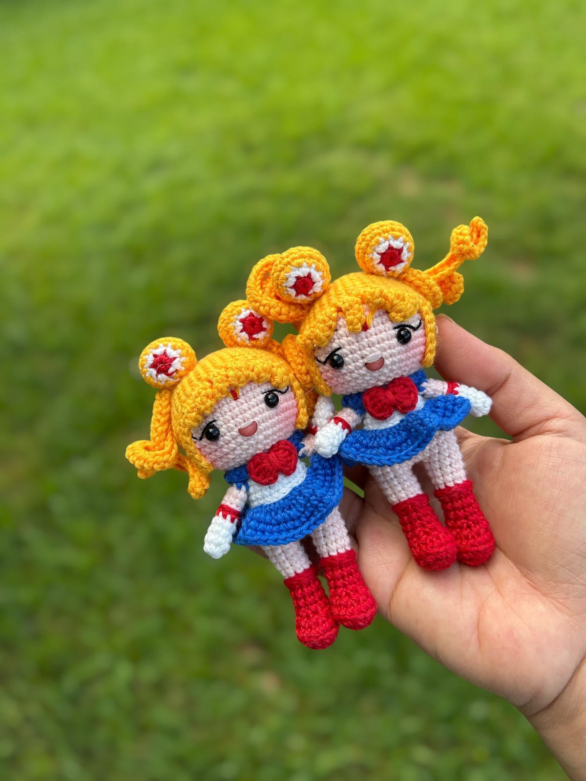 Crochet Sailor Moon Keychain