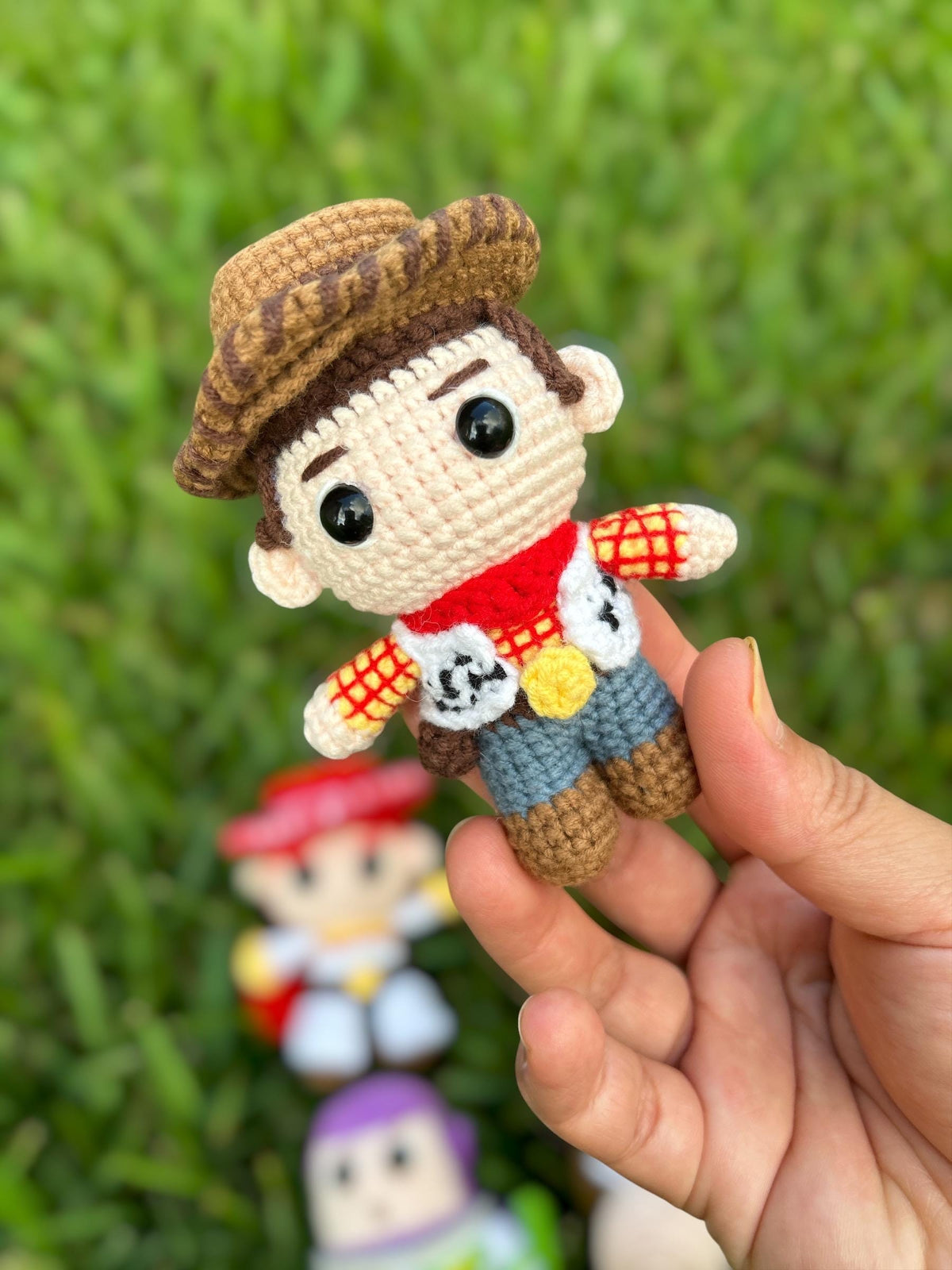 Crochet Toy Story Characters Keychain