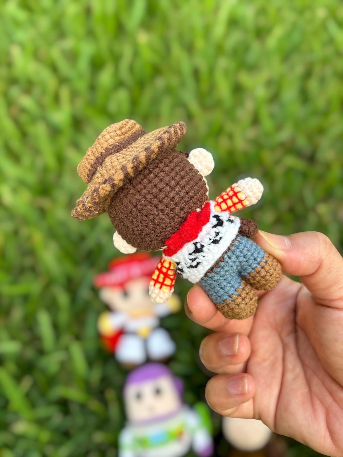 Crochet Toy Story Characters Keychain