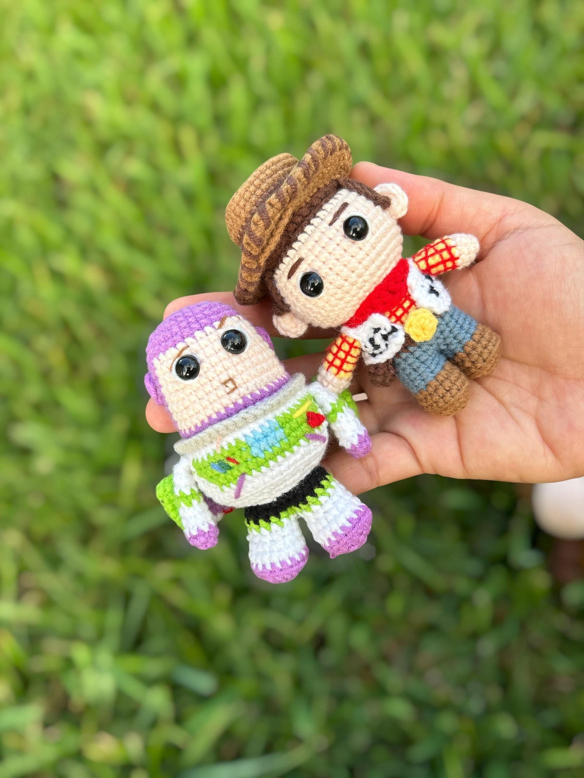 Crochet Toy Story Characters Keychain