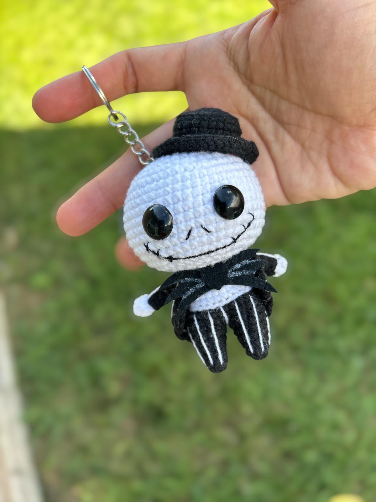Crochet Horror Character Plush – Handmade Spooky Doll