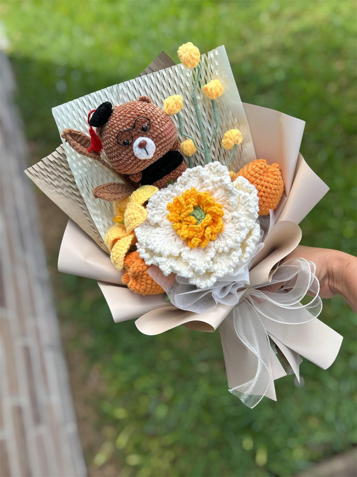 Crochet Graduation Bouquet