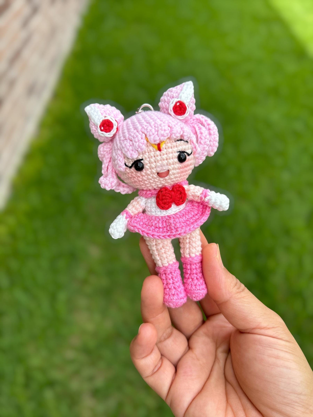 Crochet Sailor Moon Keychain