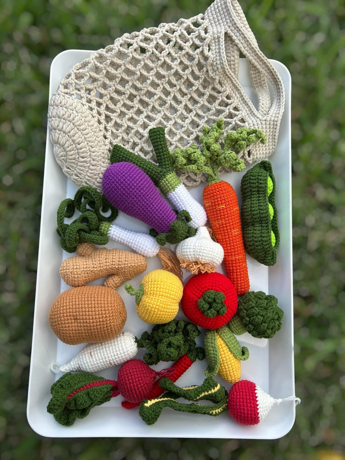 Crochet Vegetable Set – Ready to Ship