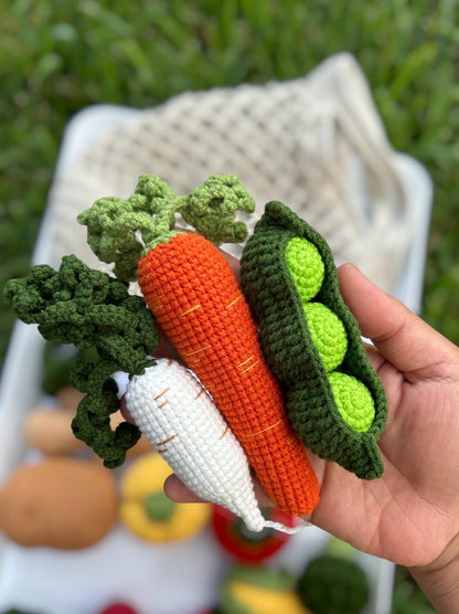 Crochet Vegetable Set – Ready to Ship